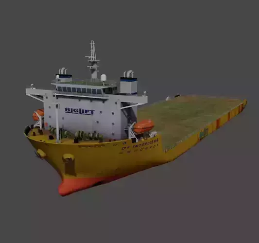 CY BIGLIFT Heavyload vessel Low-poly 3D model