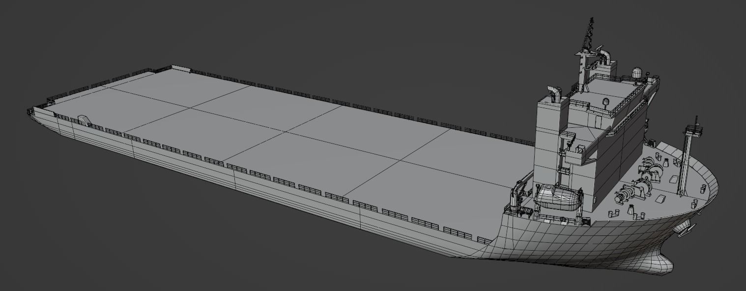 CY BIGLIFT Heavyload vessel Low-poly 3D model_10