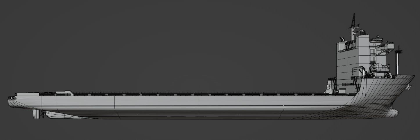 CY BIGLIFT Heavyload vessel Low-poly 3D model_2