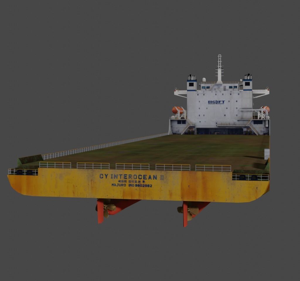 CY BIGLIFT Heavyload vessel Low-poly 3D model_6
