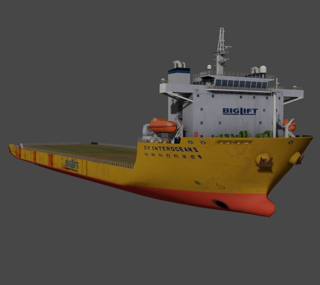 CY BIGLIFT Heavyload vessel Low-poly 3D model_3