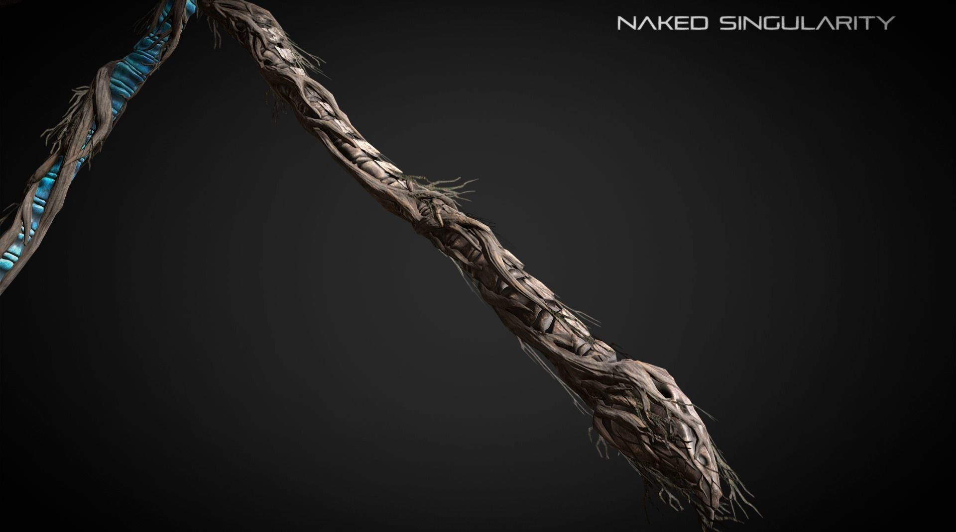 Claw Halberd Medieval dark fantasy weapon Low-poly 3D model_4