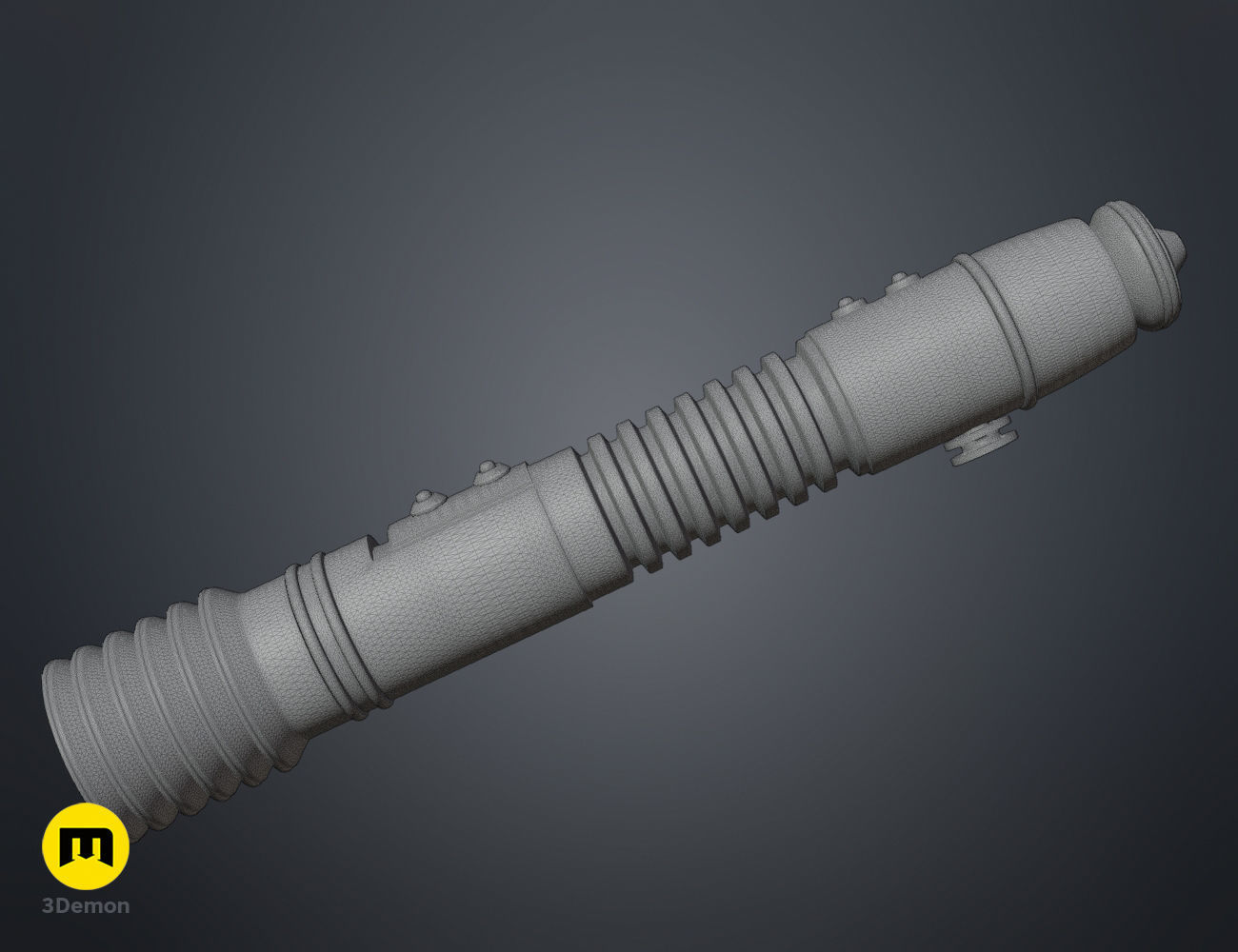 Kit Fisto lightsaber 3D print model_12