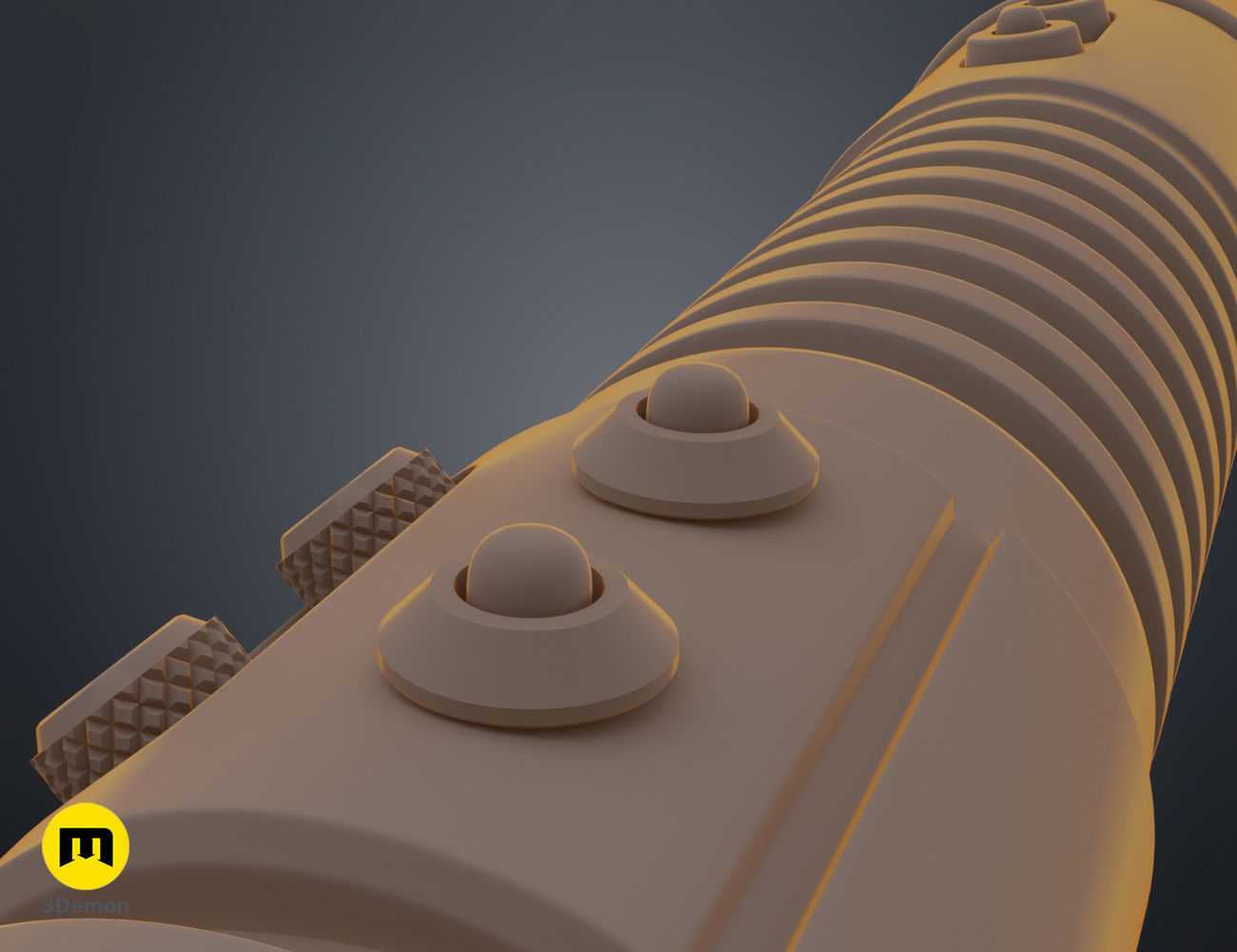 Kit Fisto lightsaber 3D print model_11