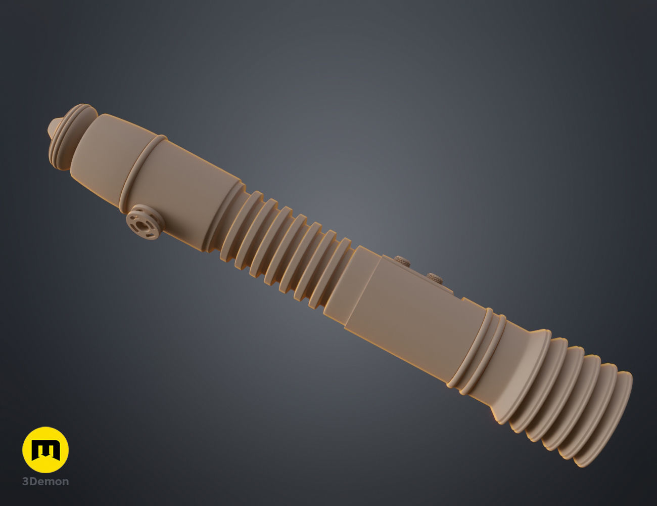 Kit Fisto lightsaber 3D print model_9