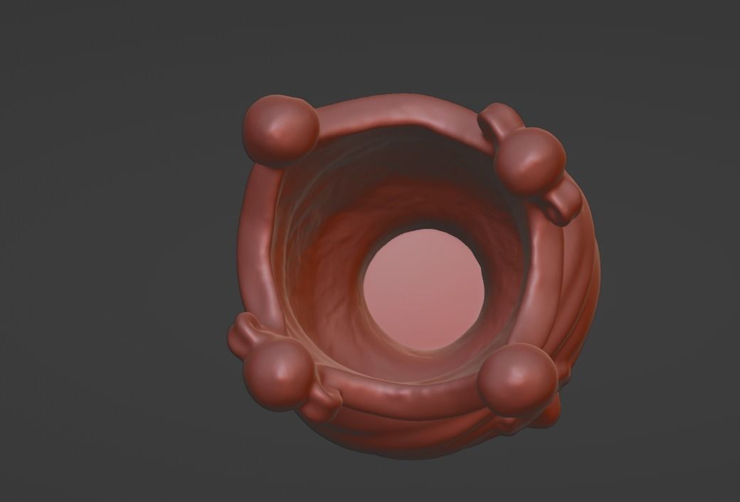 classic head woman Ceramics 3D print model_8