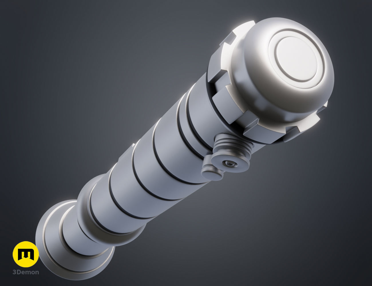 Jaina Solo lightsaber 3D print model_4