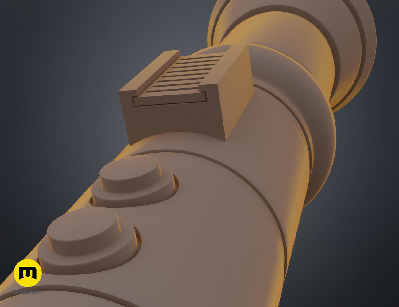 Jaina Solo lightsaber 3D print model_11