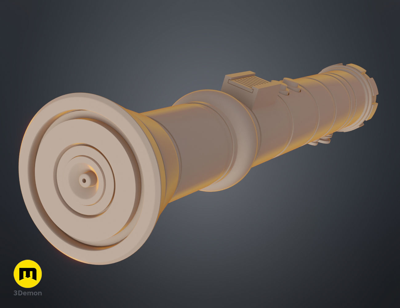 Jaina Solo lightsaber 3D print model_10