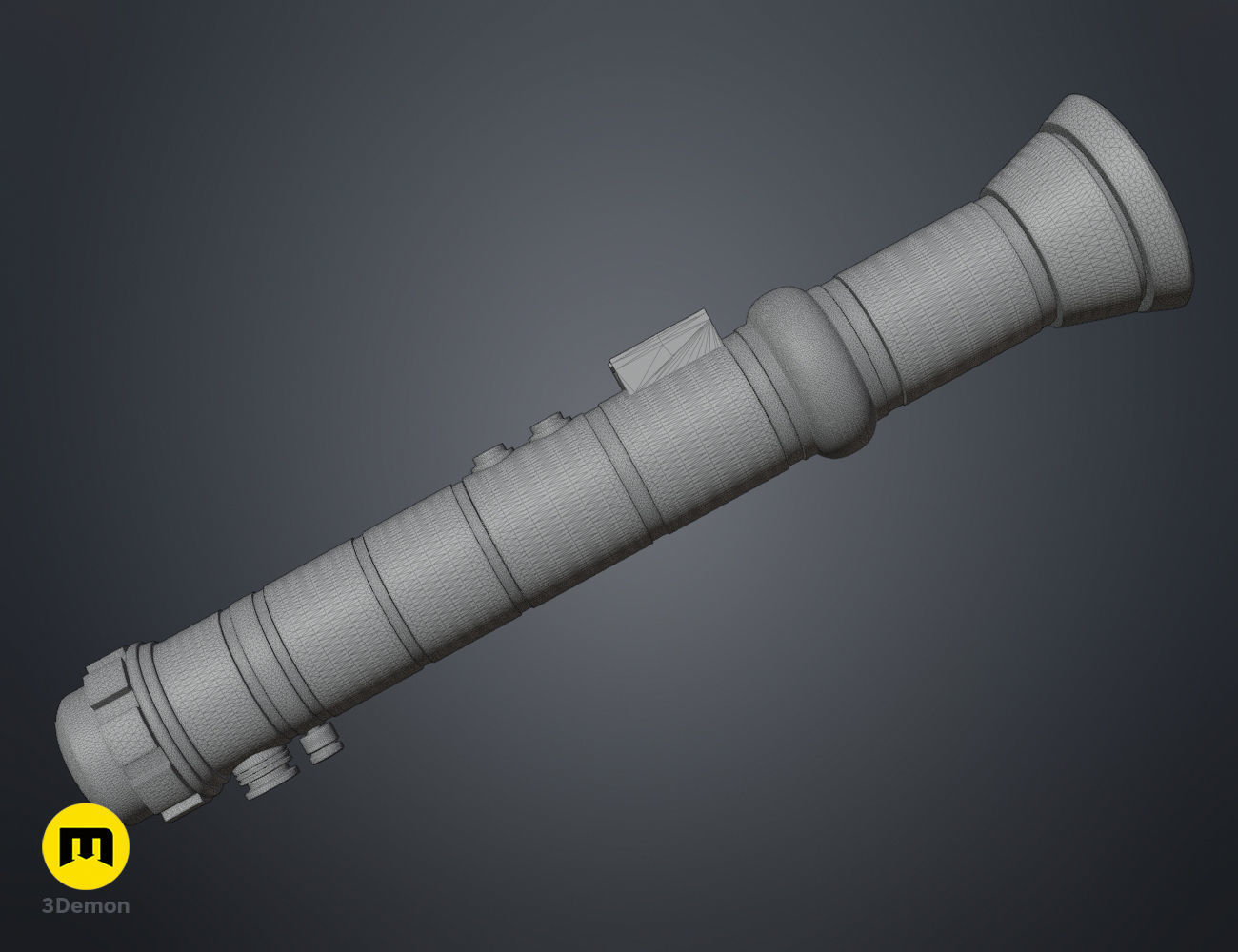 Jaina Solo lightsaber 3D print model_12