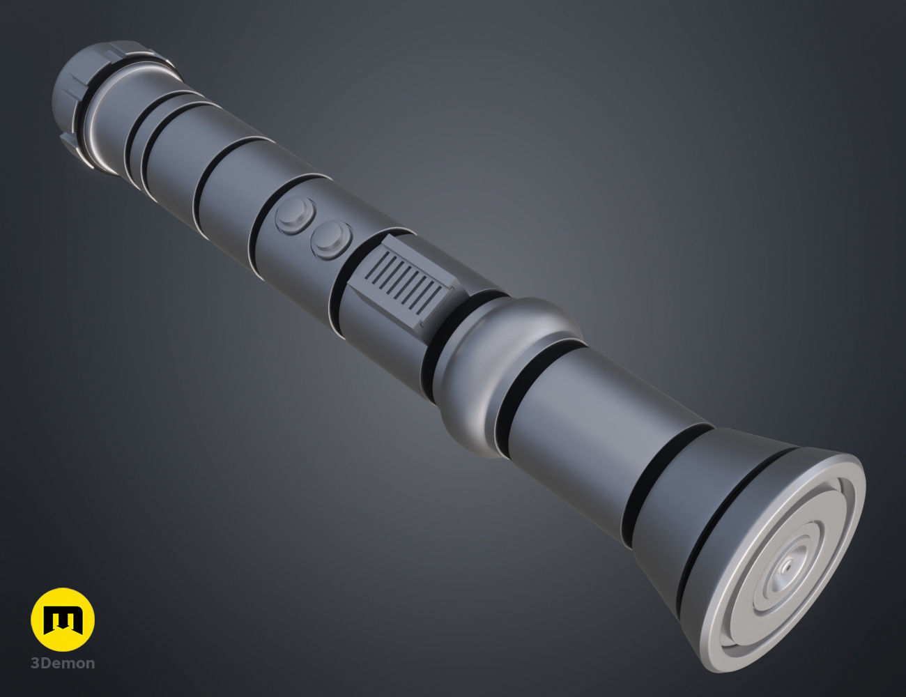 Jaina Solo lightsaber 3D print model_2