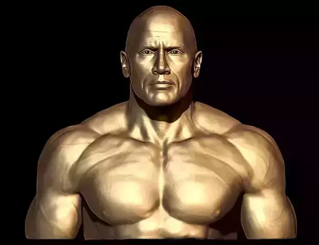 Dwayne THE ROCK Johnson 3D
