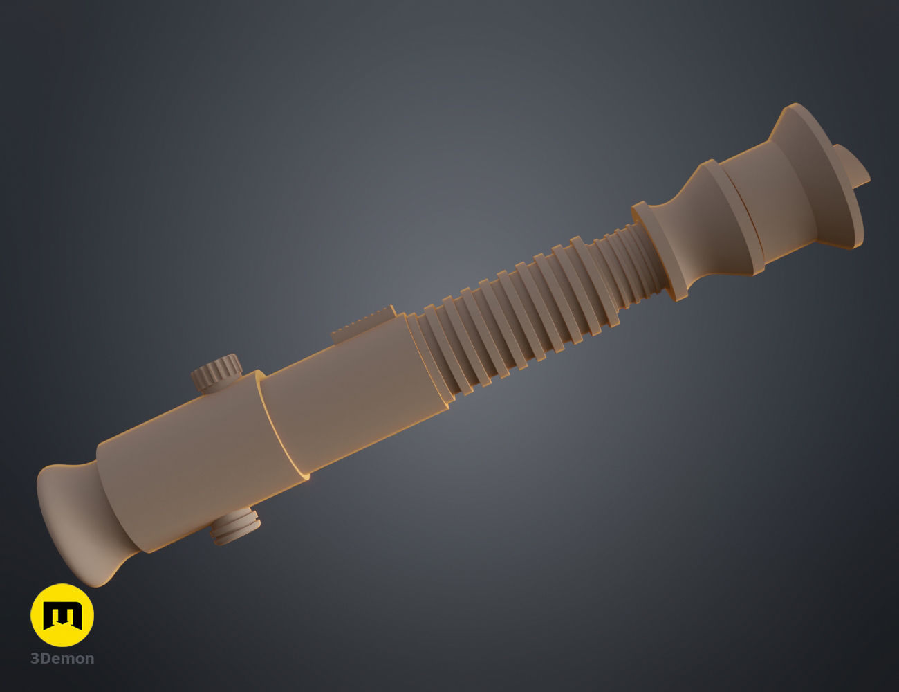 Aayla Secura lightsaber 3D print model_7