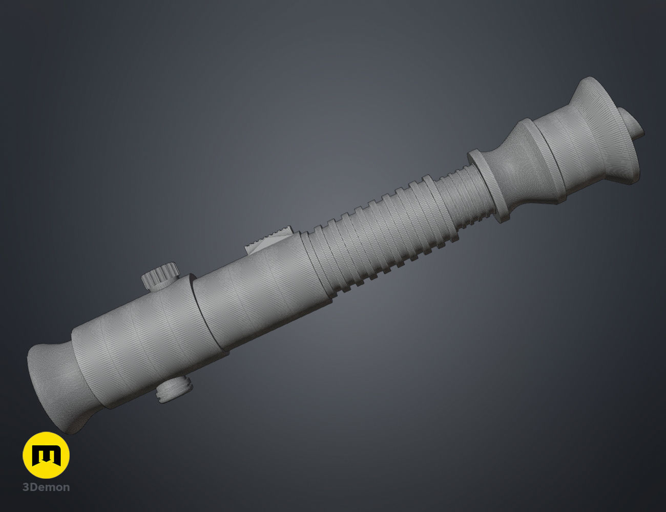 Aayla Secura lightsaber 3D print model_12
