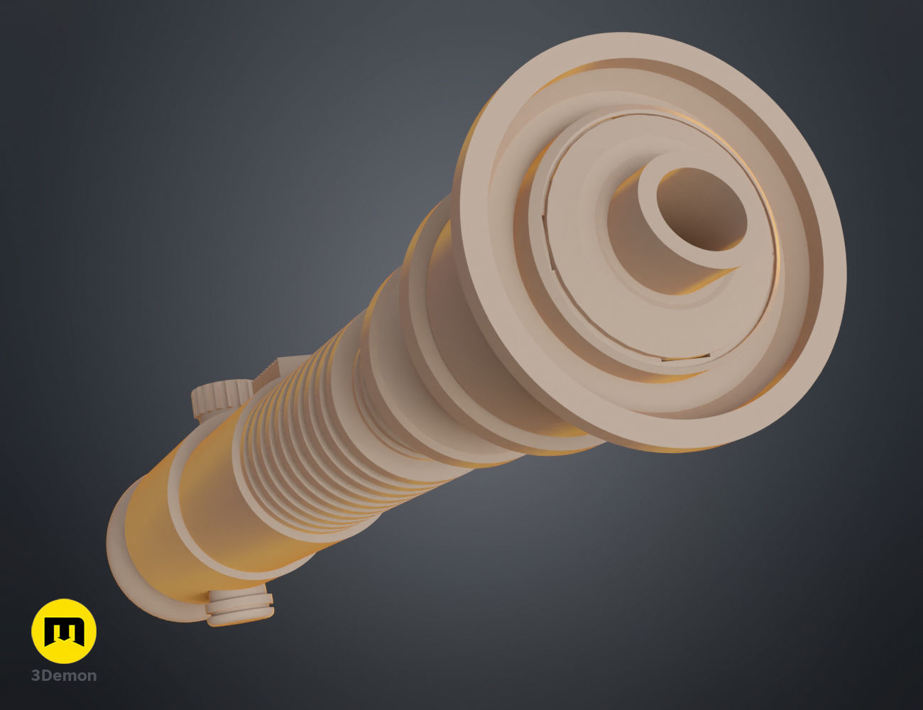 Aayla Secura lightsaber 3D print model_9