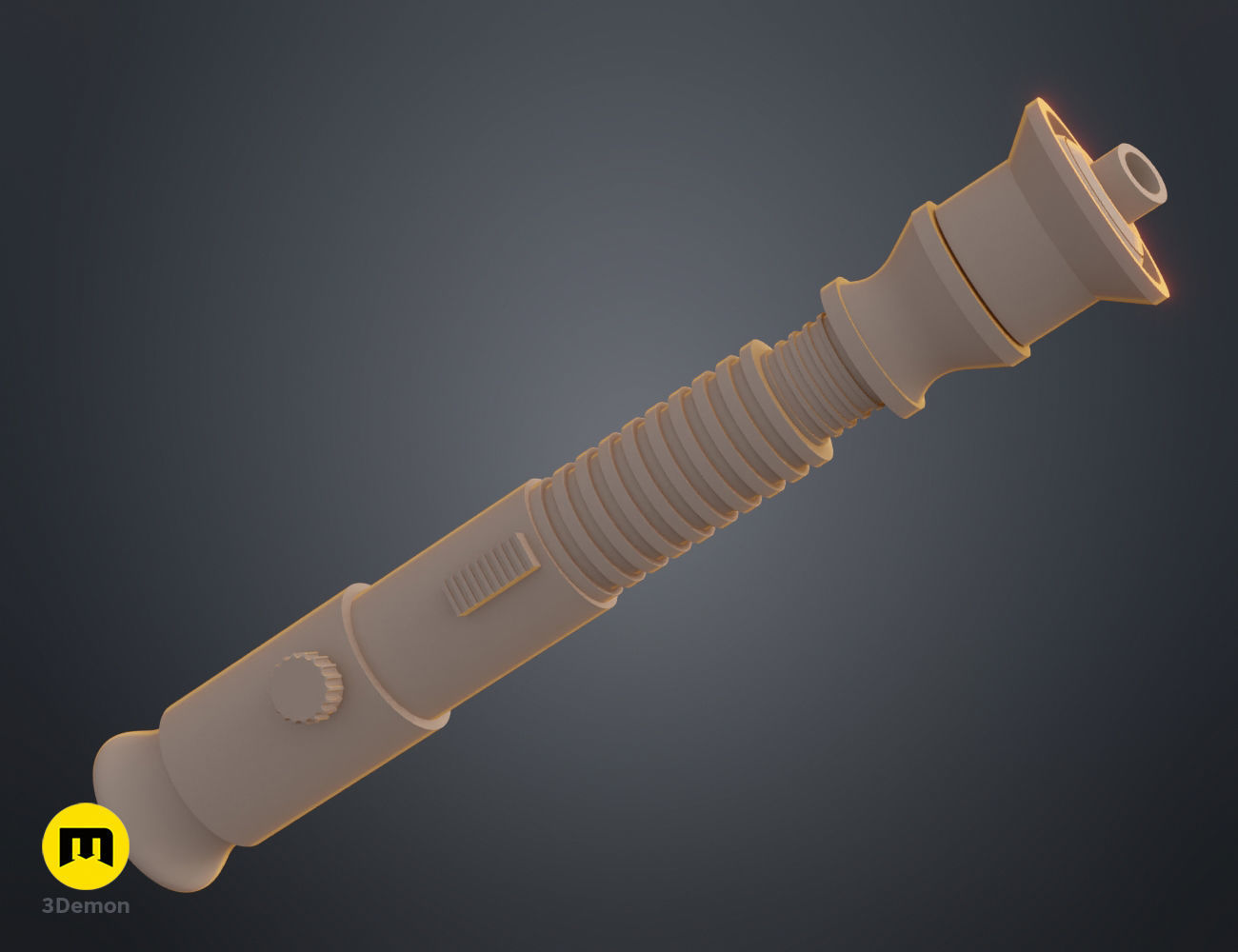 Aayla Secura lightsaber 3D print model_10