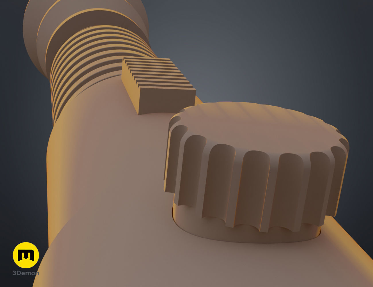 Aayla Secura lightsaber 3D print model_11