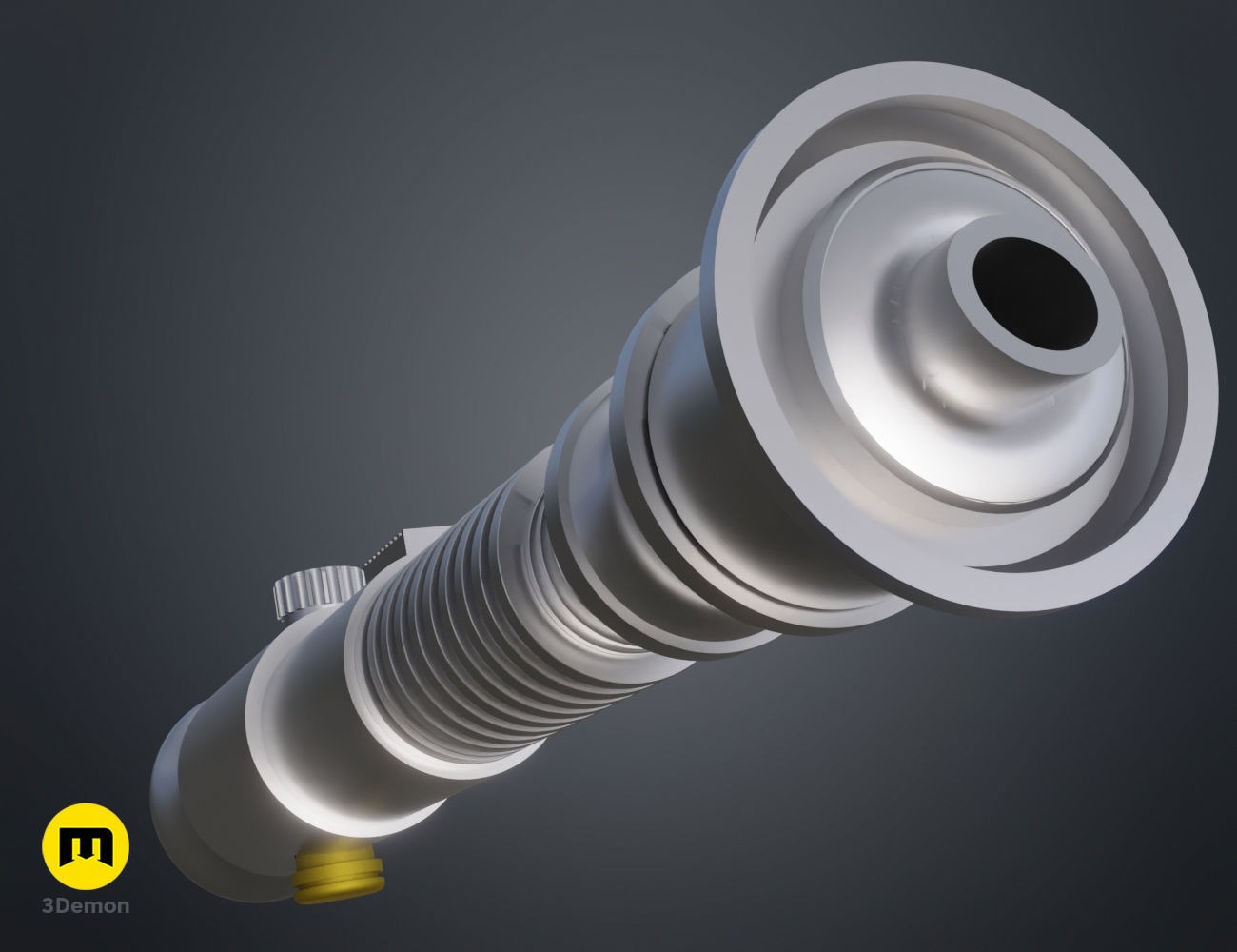 Aayla Secura lightsaber 3D print model_3