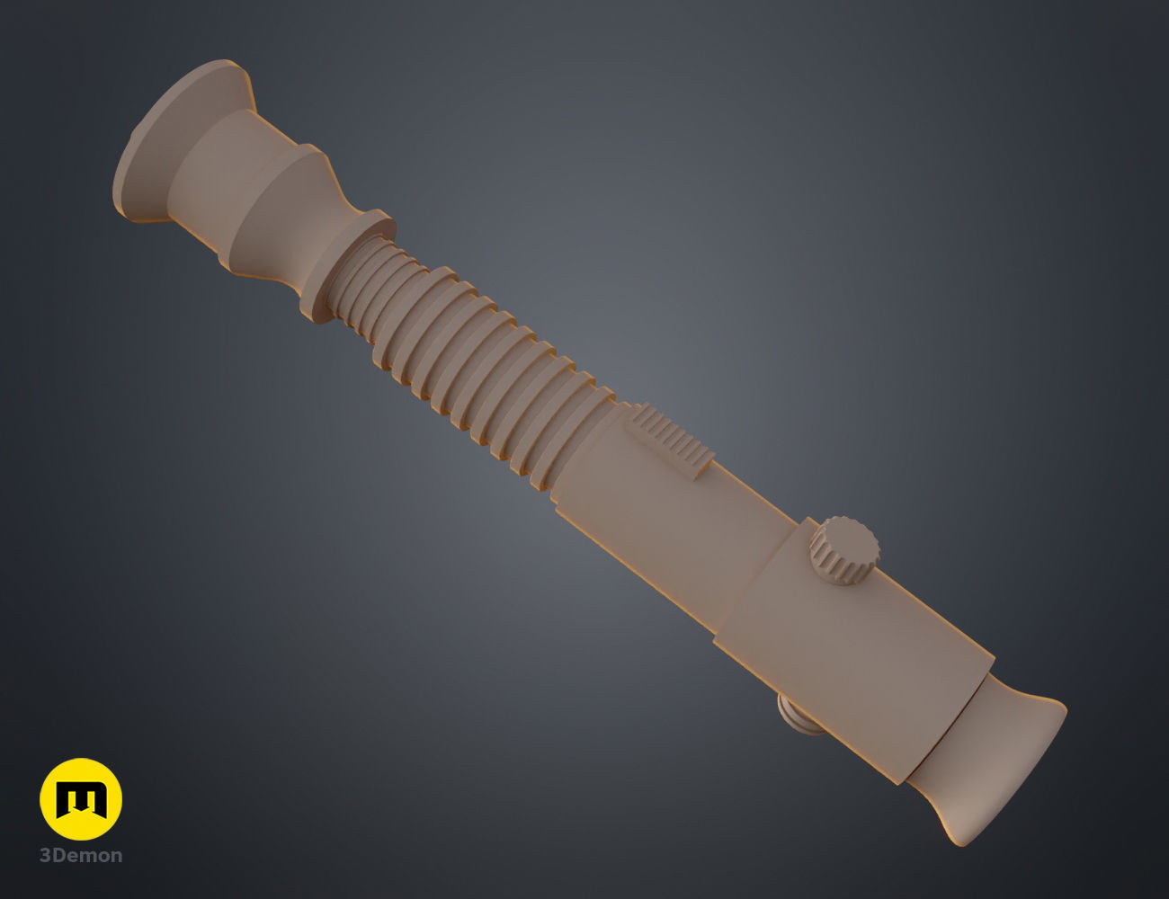 Aayla Secura lightsaber 3D print model_8