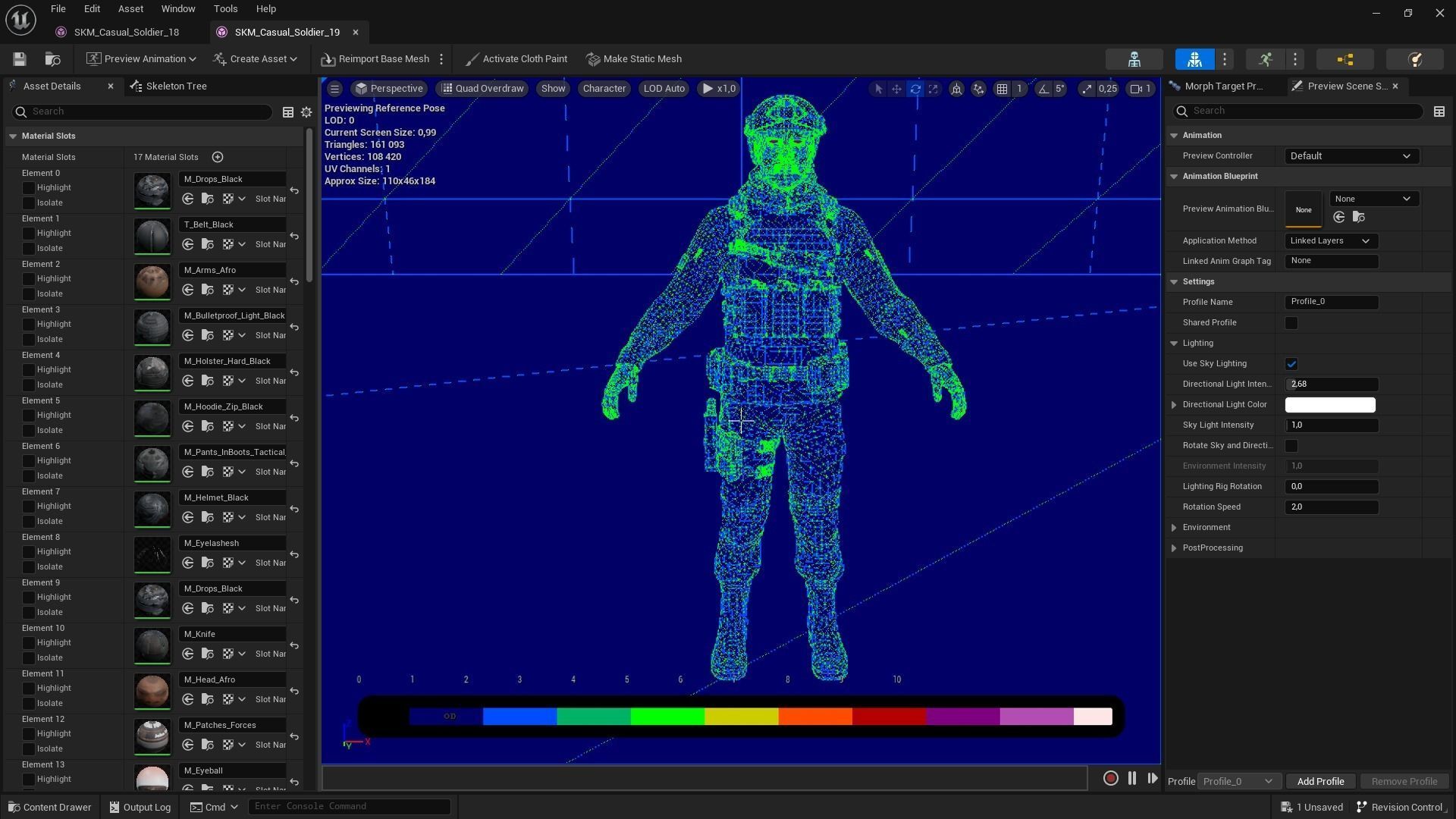 Casual Soldier 19 Low-poly 3D model_4