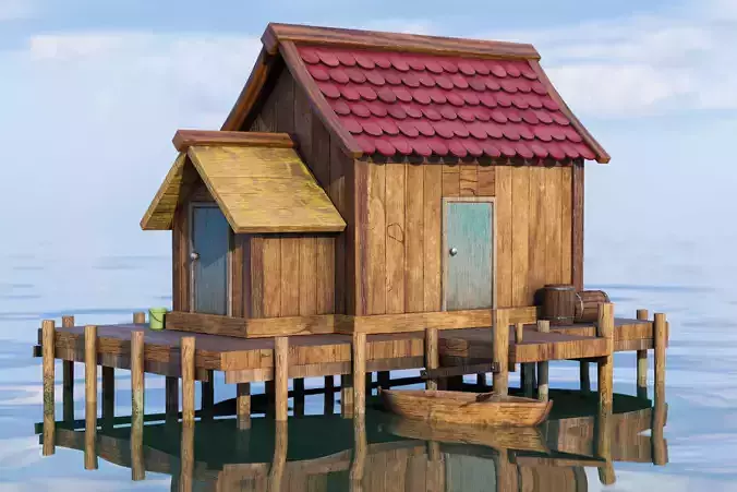 wooden Fishing House