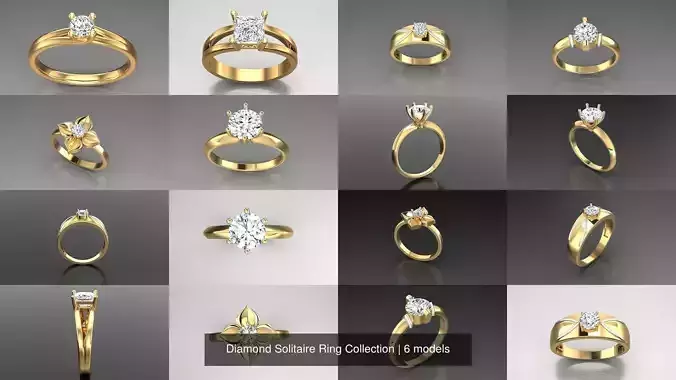 Diamond Solitaire Ring Collection