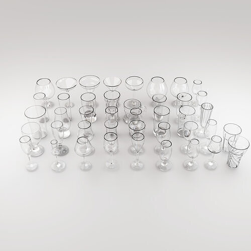 Wine Glass 3D model