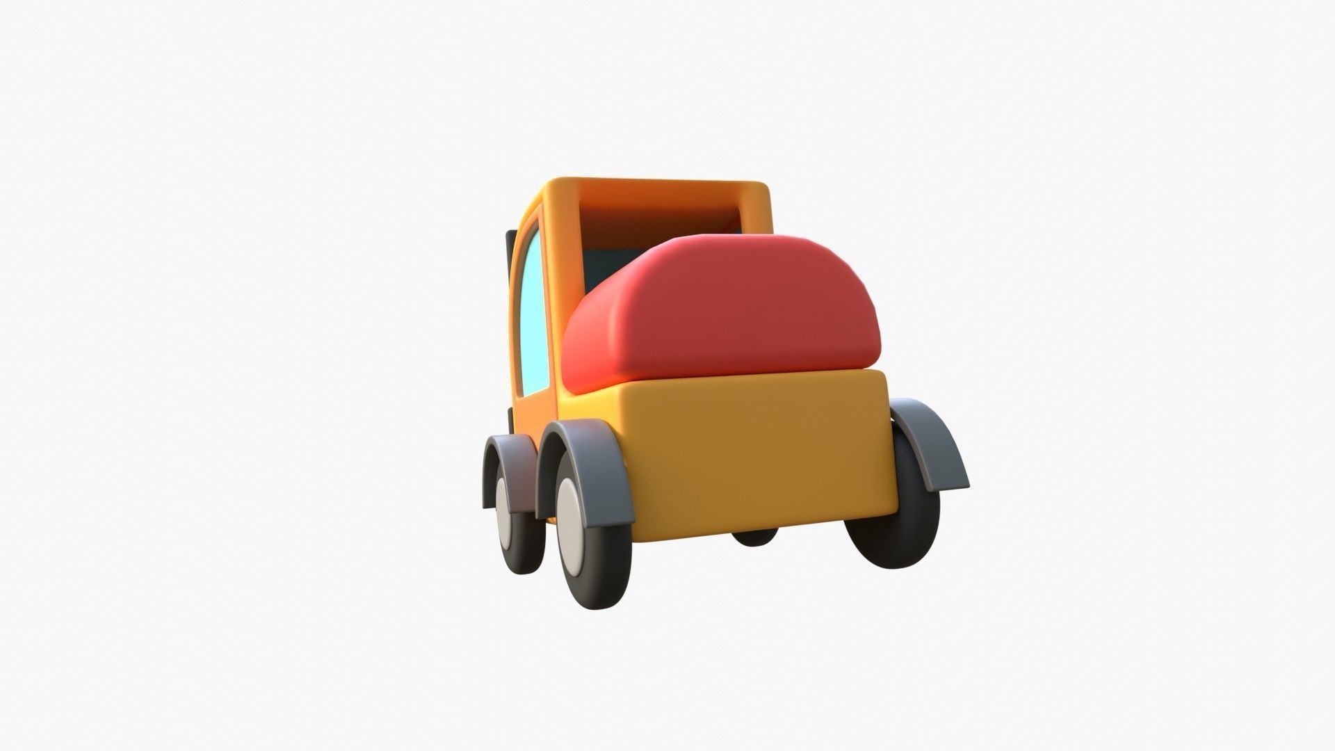 Forklift 3D model_9