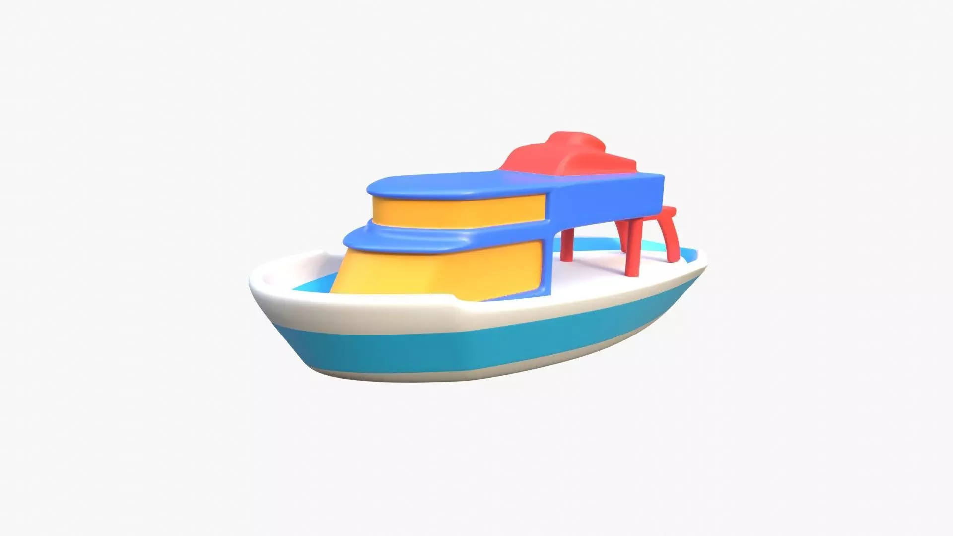 Yacht 3D model