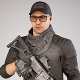 Casual Soldier 20 Low-poly 3D model_5