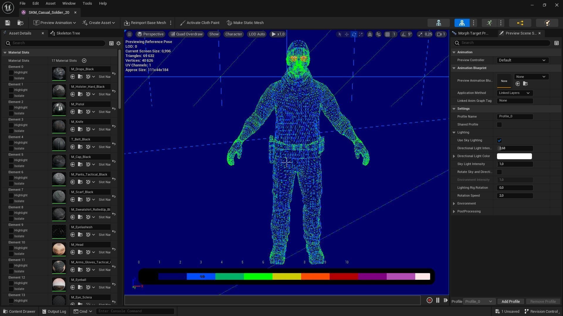 Casual Soldier 20 Low-poly 3D model_4