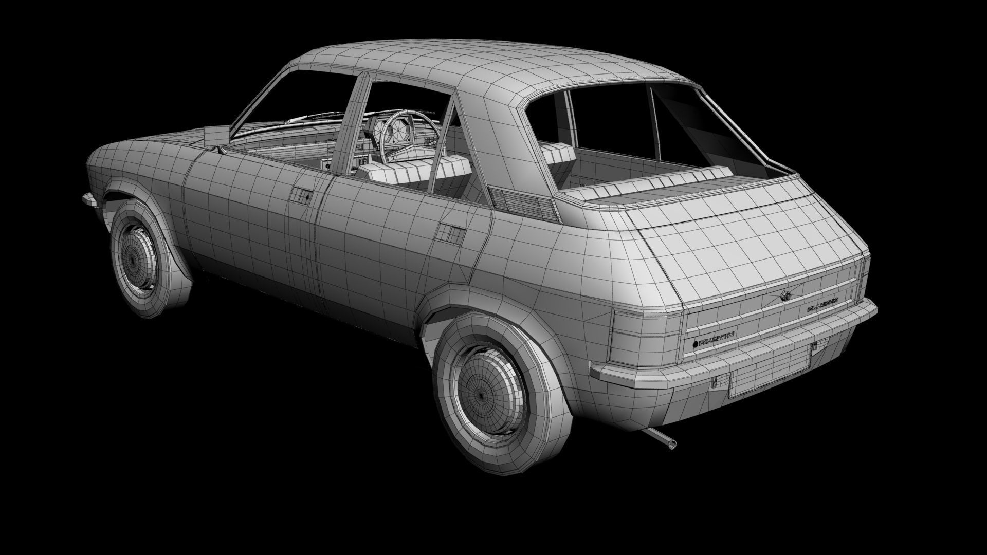 Austin Allegro 3D model_15