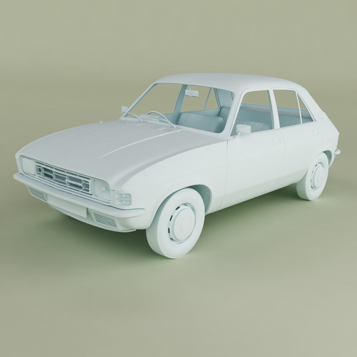 Austin Allegro 3D model_10