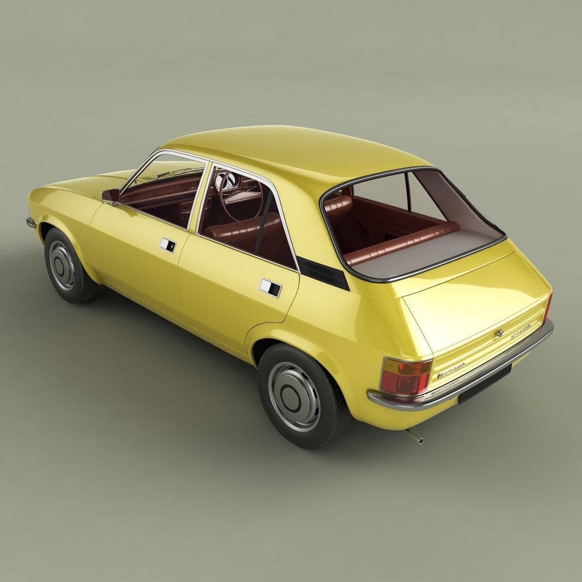 Austin Allegro 3D model_7