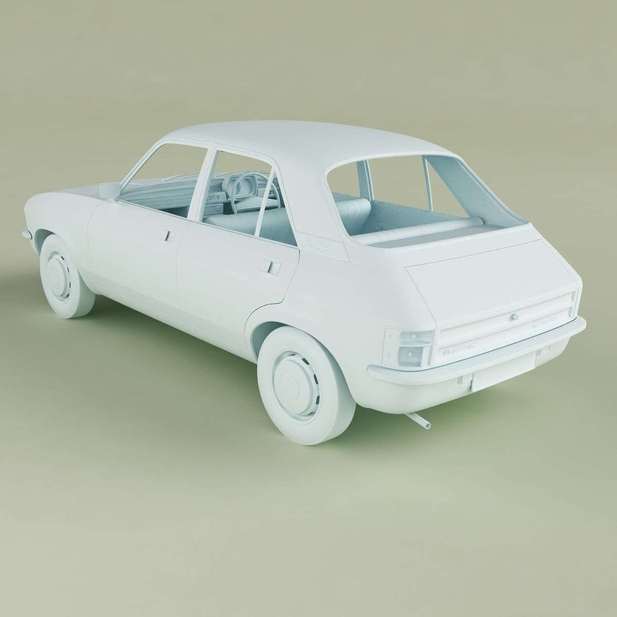 Austin Allegro 3D model_12
