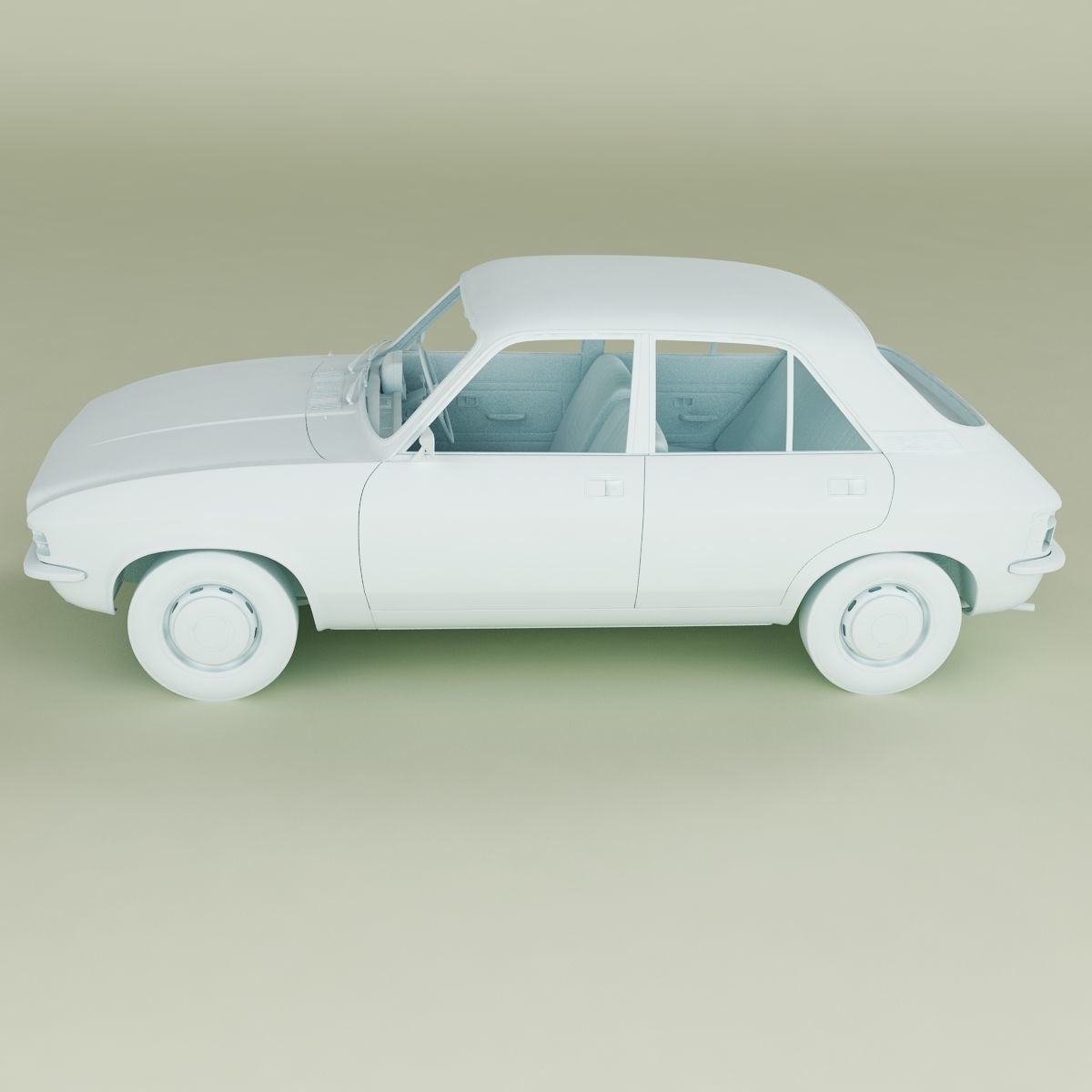 Austin Allegro 3D model_11