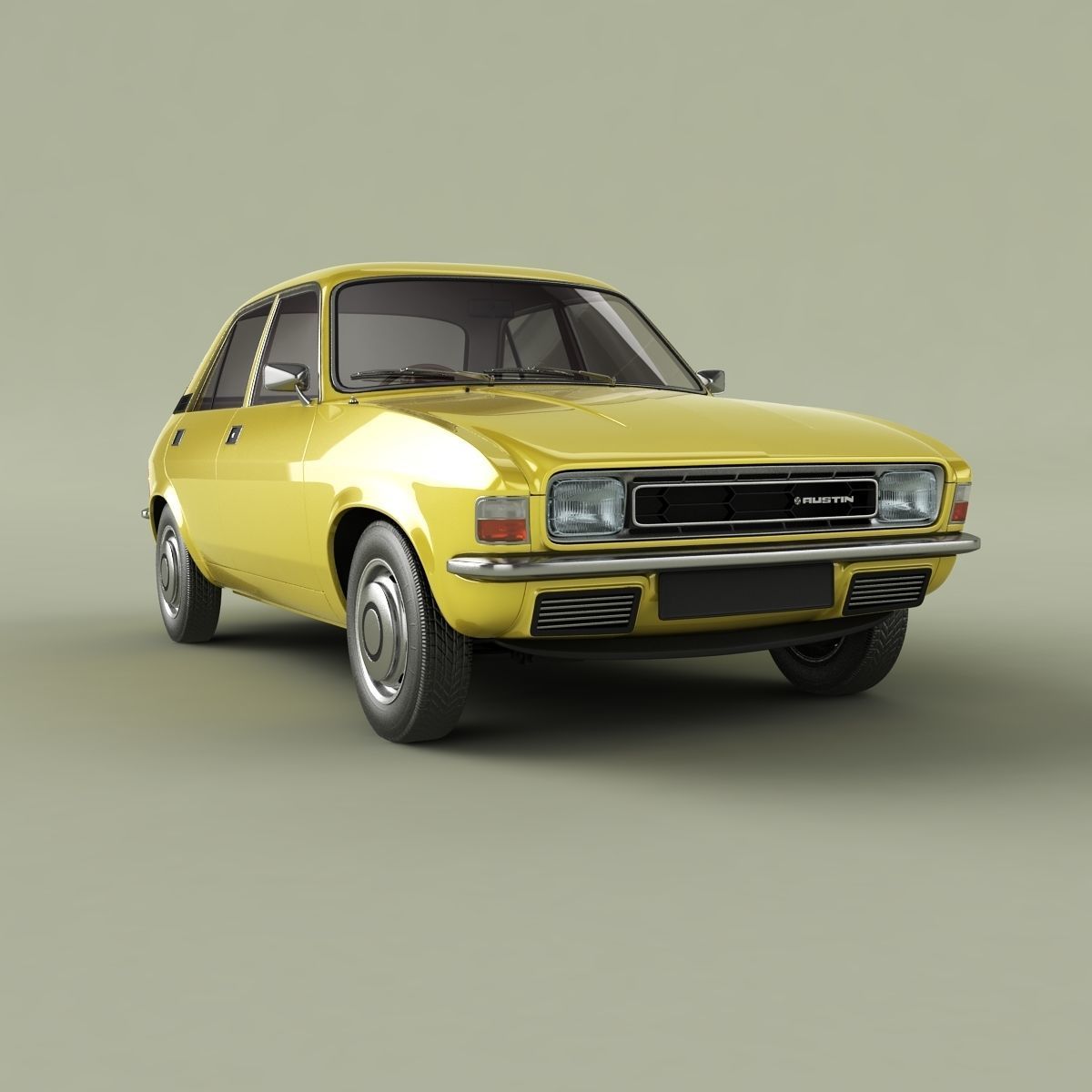 Austin Allegro 3D model_9