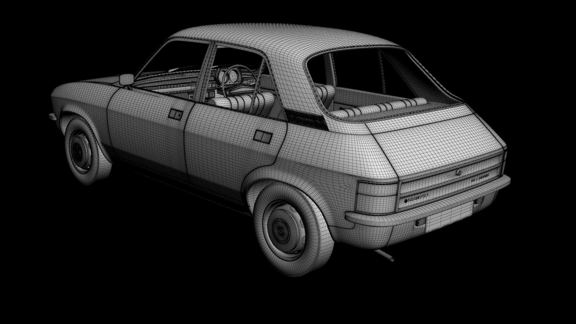 Austin Allegro 3D model_16
