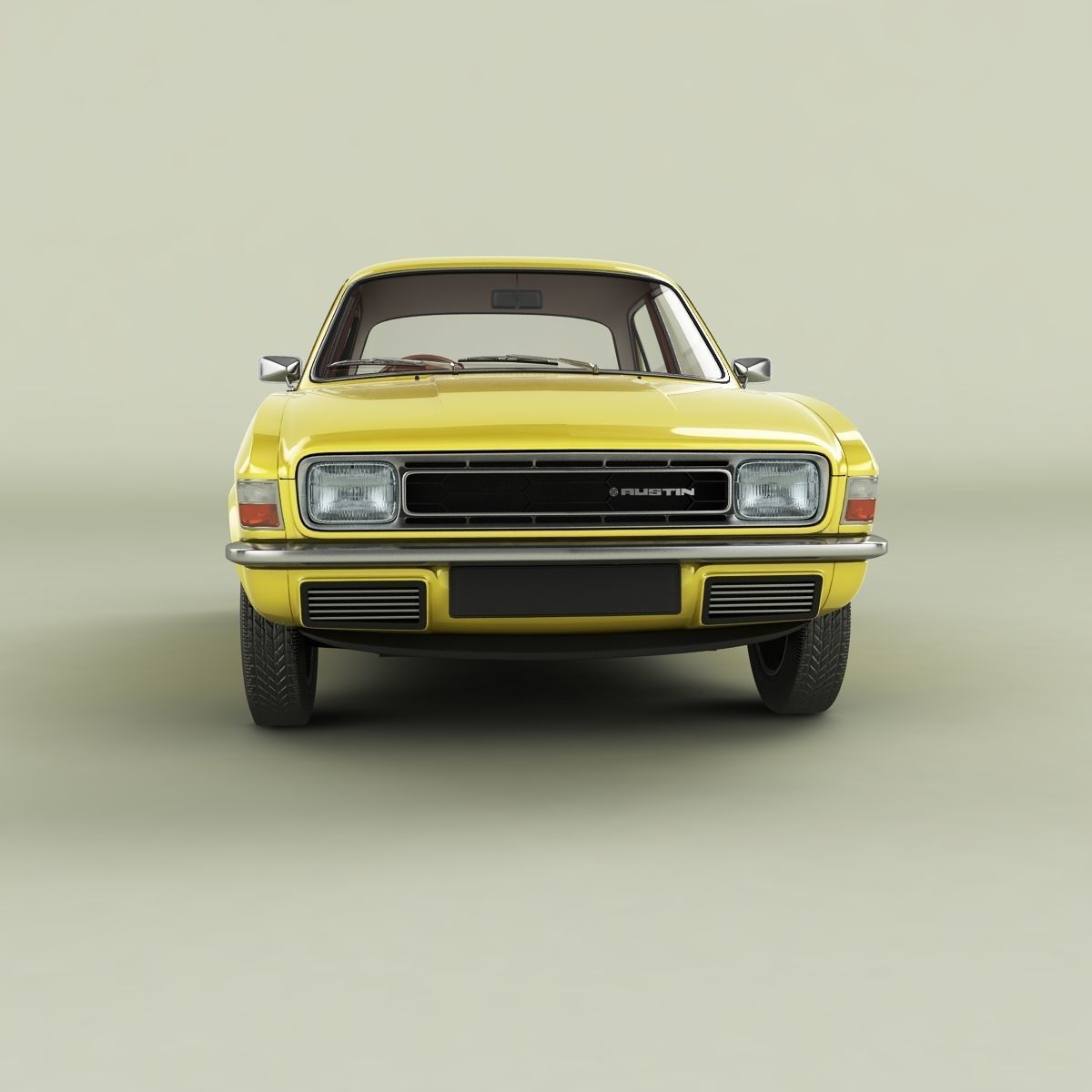 Austin Allegro 3D model_4