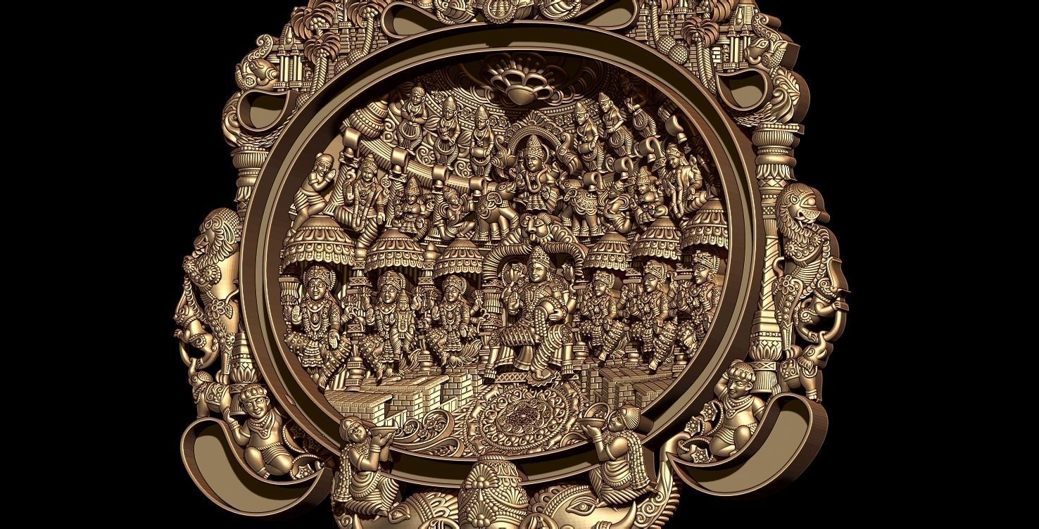 LAXMIJI NECKLACE DARBAR 3D print model_5