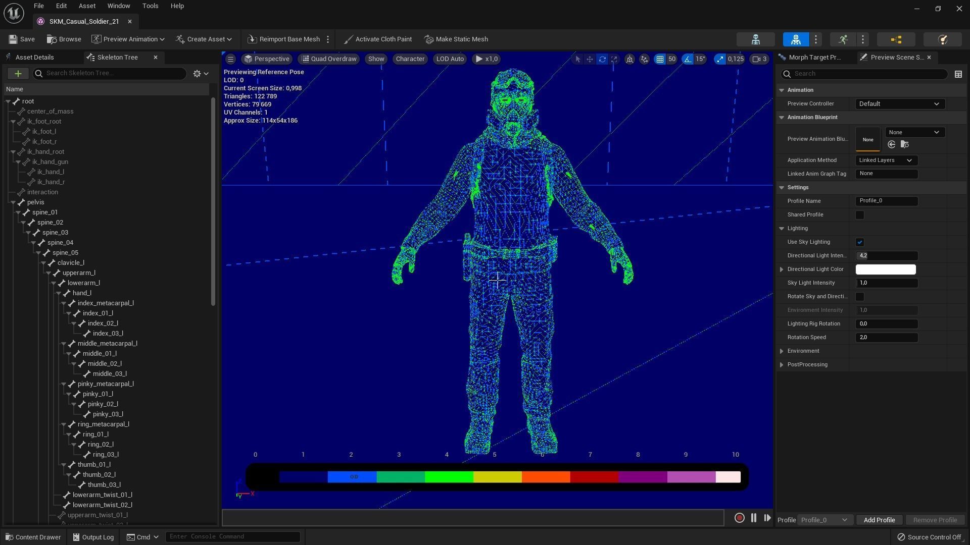 Casual Soldier 21 Low-poly 3D model_4
