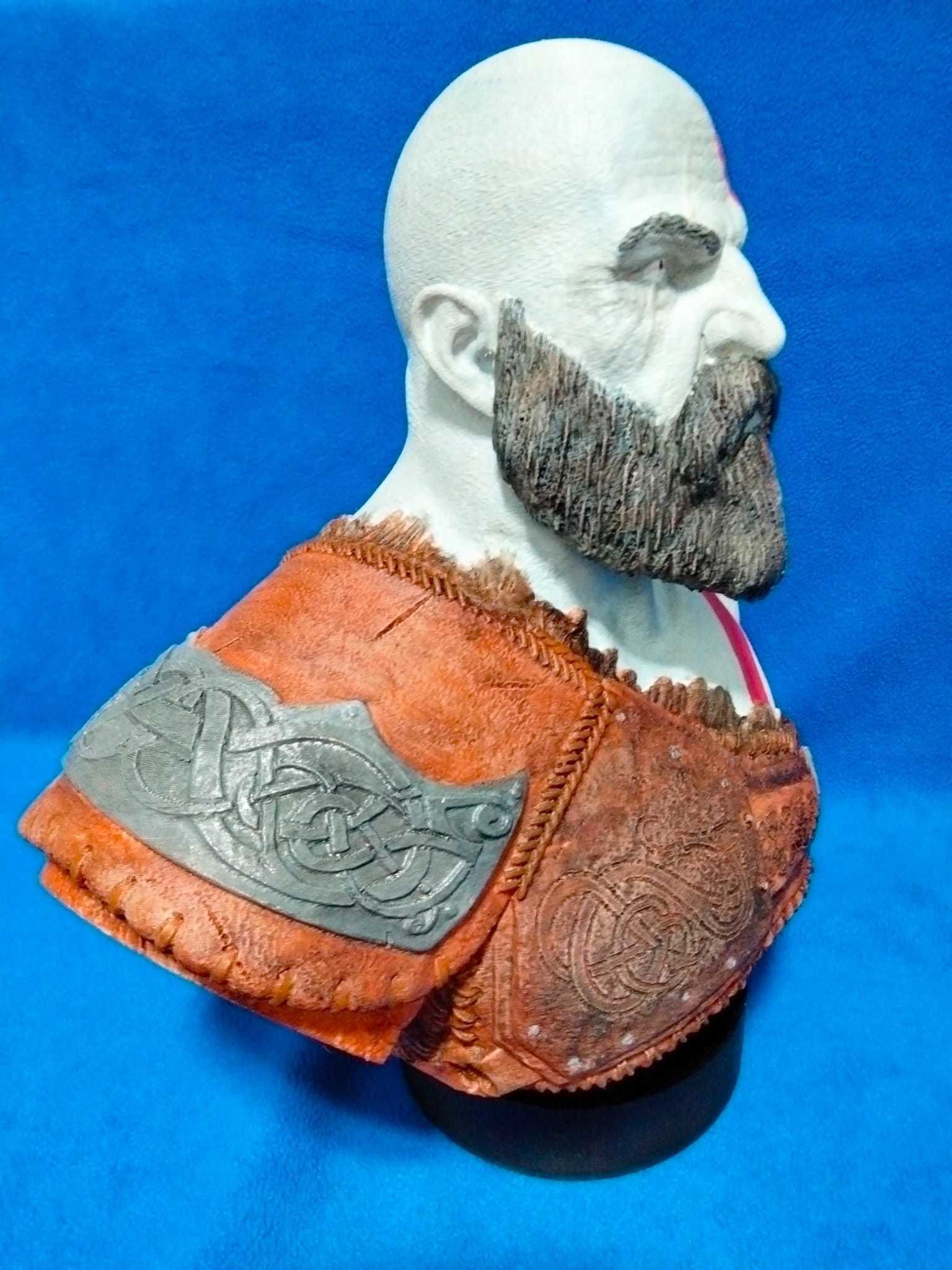 Kratos Bust 3D print model_7