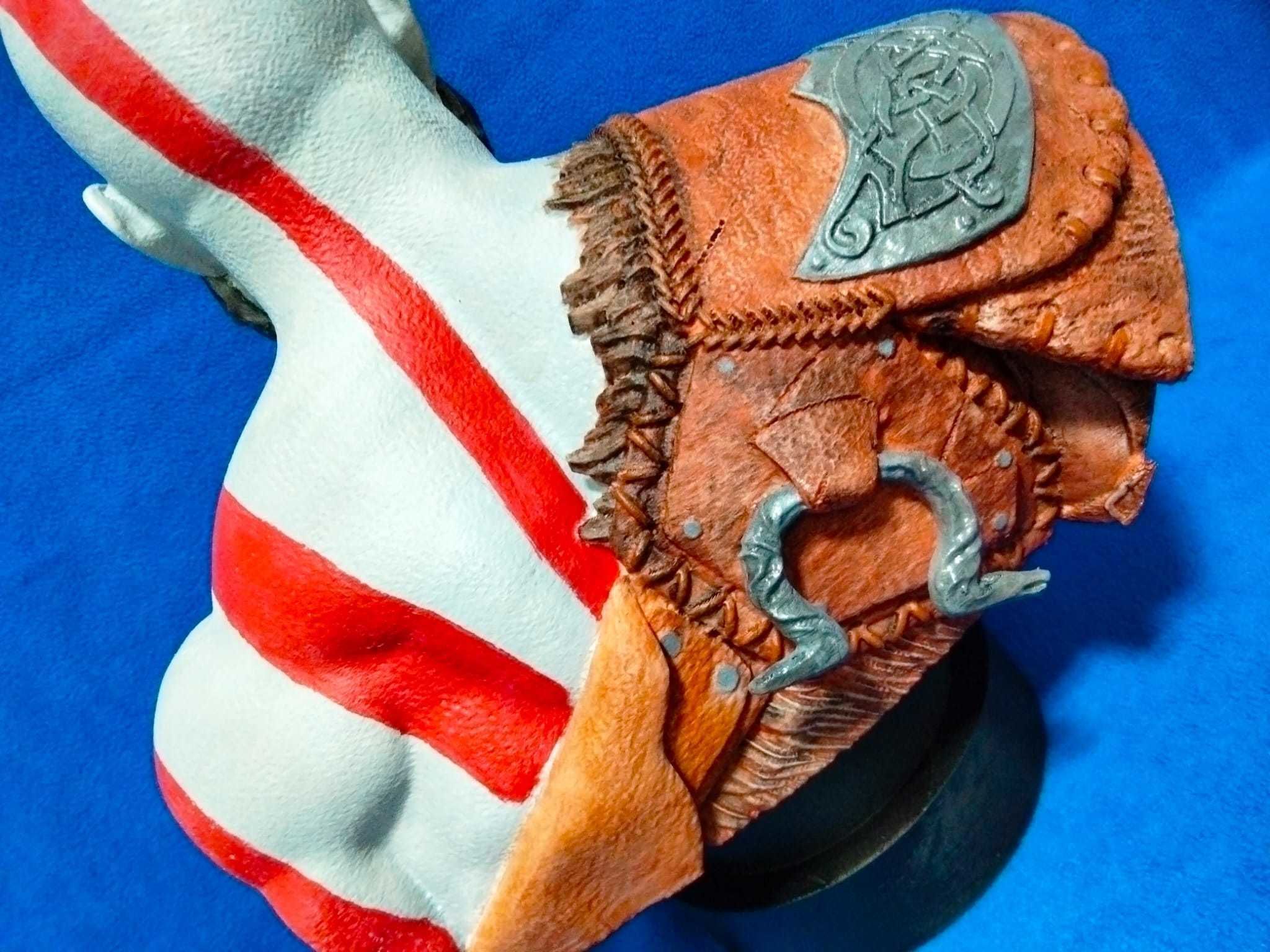 Kratos Bust 3D print model_8