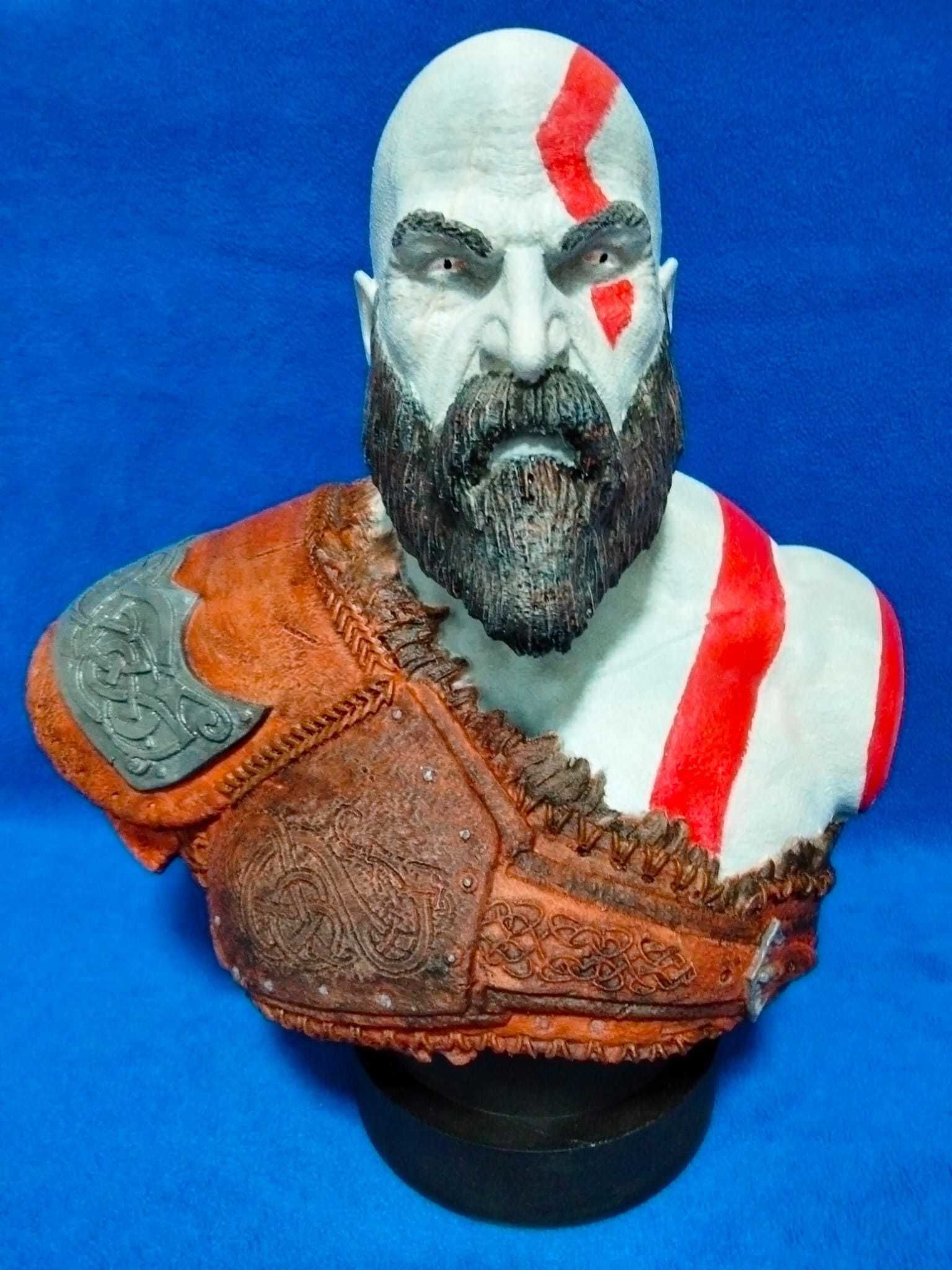 Kratos Bust 3D print model_12