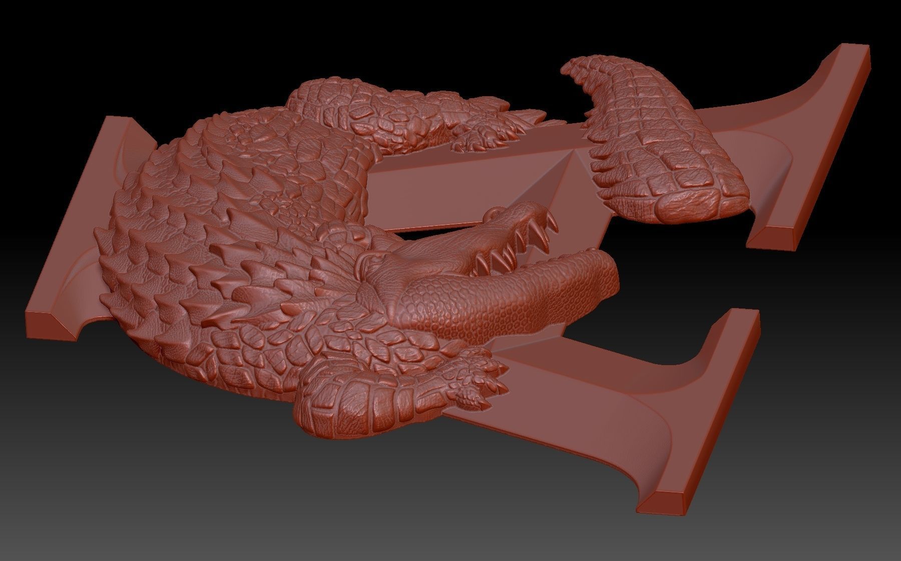 The Alligator 3D print model_4