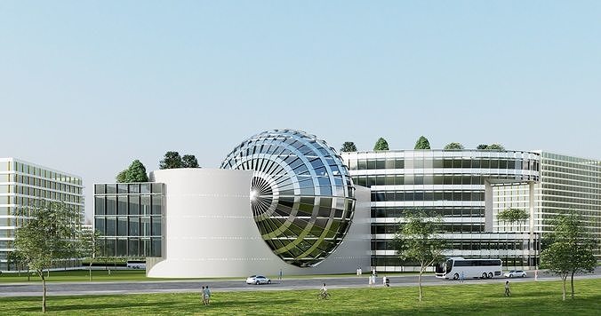 HiTech Rearch and Development Center CM04 3D model 2
