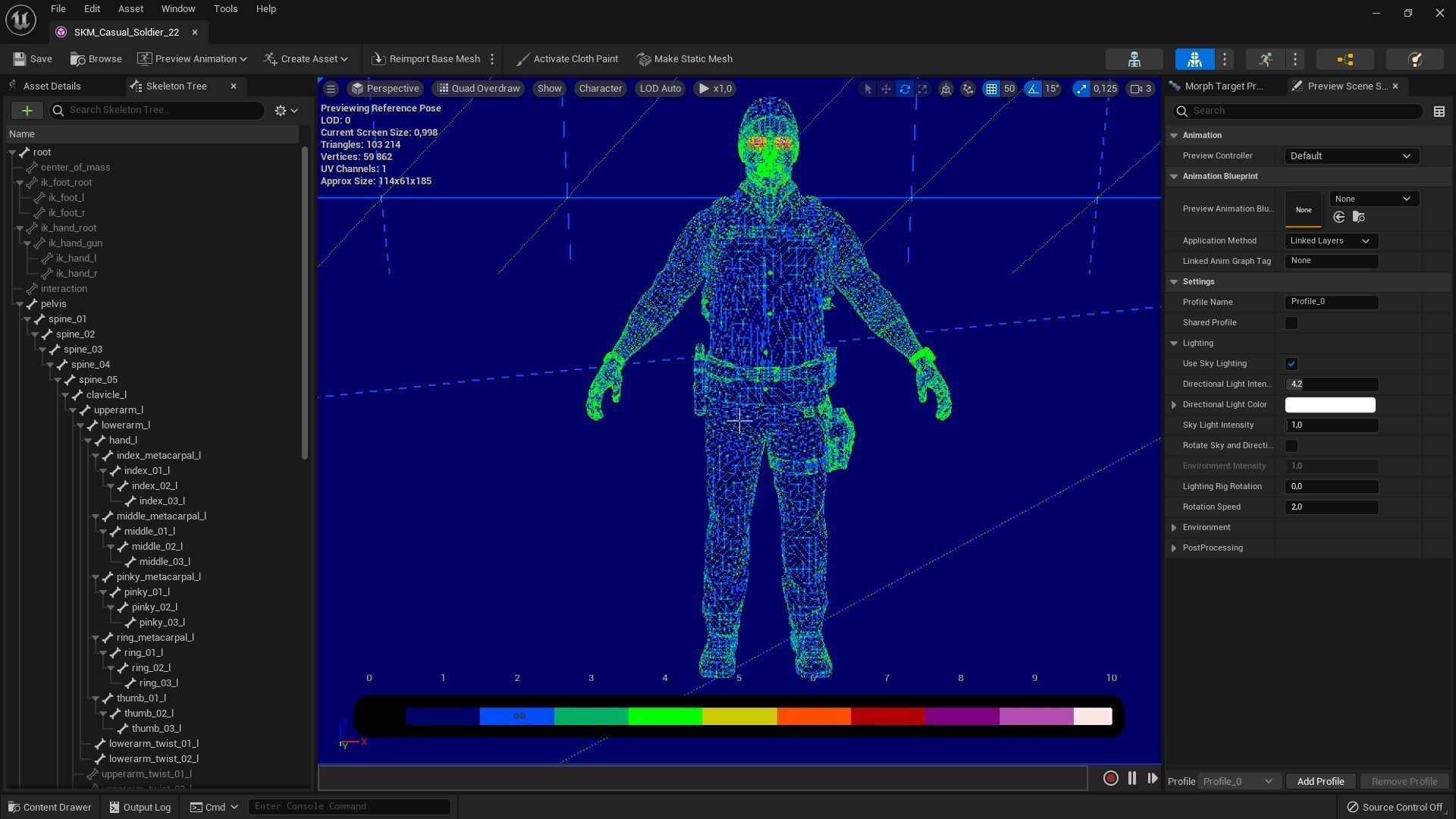 Casual Soldier 22 Low-poly 3D model_4