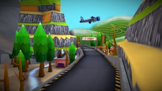 V5 Island HaGiang Low-poly 3D model