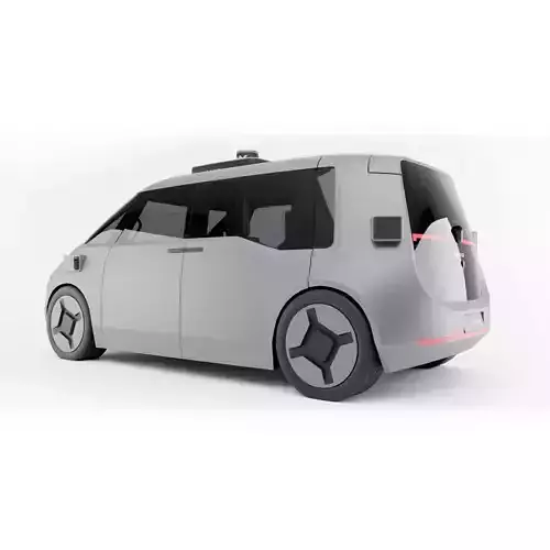 Zeekr Waymo robot taxi 3D model