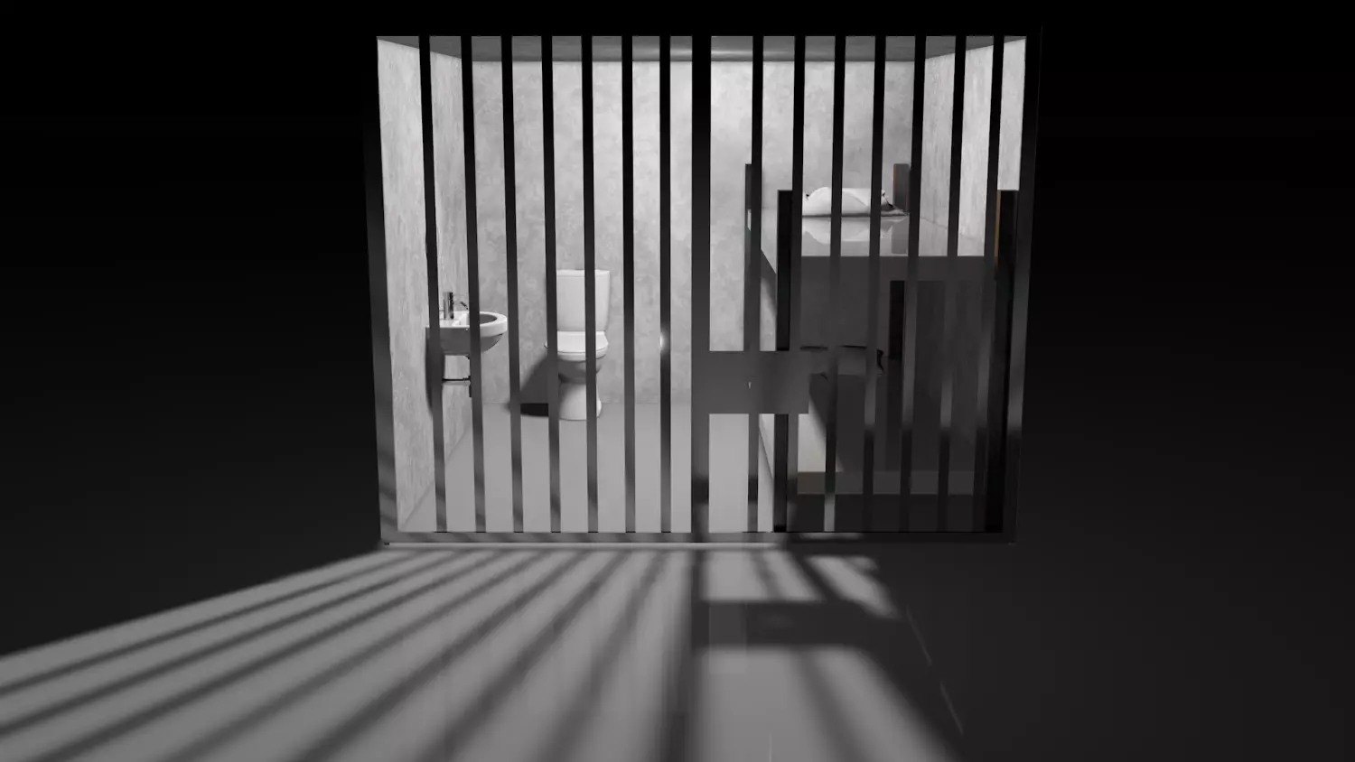 Prison  3D model_0